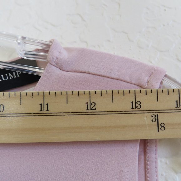 Ivanka Trump*Women's Sleeveless Flowy Pleated Boatneck Straight Hem Blouse~Small - Picture 6 of 10